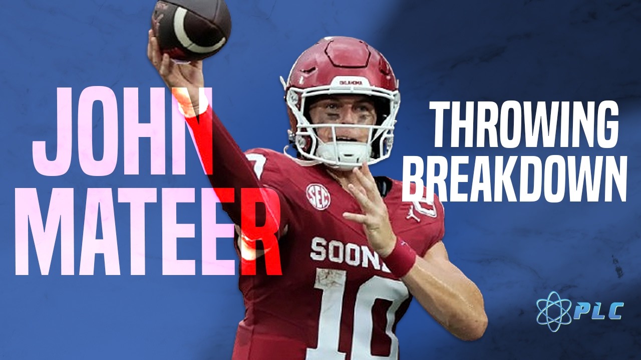 John Mateer Throwing Mechanics Breakdown #quarterbackmechanics