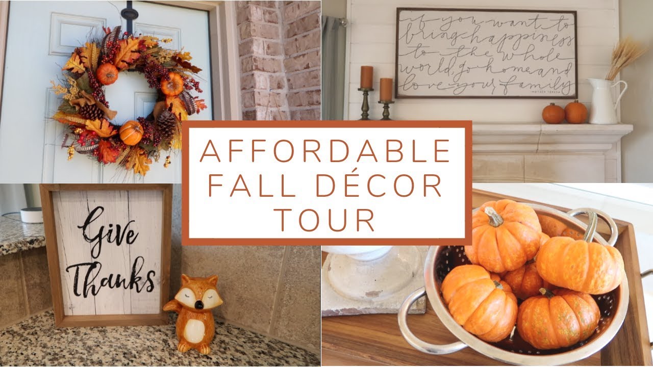 Affordable Fall Home Décor Tour | 2018