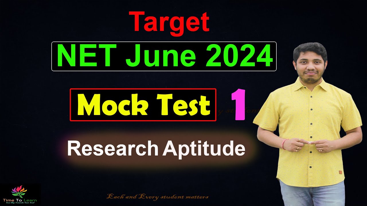 Target NET 2024| আগের বছরের Research Aptitude এর প্রশ্নগুলোর সমাধান : Mock Test