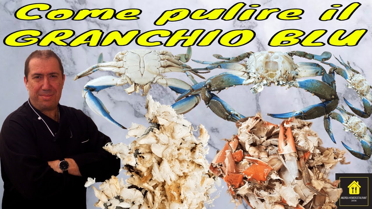 Come Pulire il Granchio Blu 🦀 | Tecnica Perfetta, Polpa, Bisque e Usi in Cucina