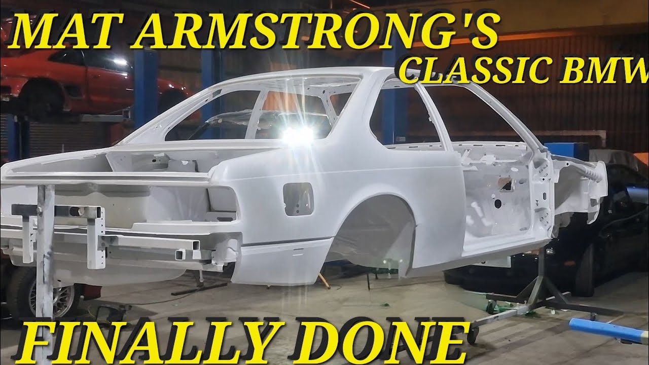 FINALLY DONE! Powdercoating Mat Armstrong's Classic BMW E24 + The Journey