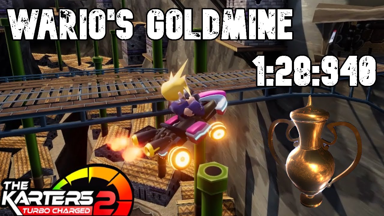 Wario's Gold Mine (Mario Kart Wii) 1:28:940 (Former World Record) - The Karters 2: Turbo Charged