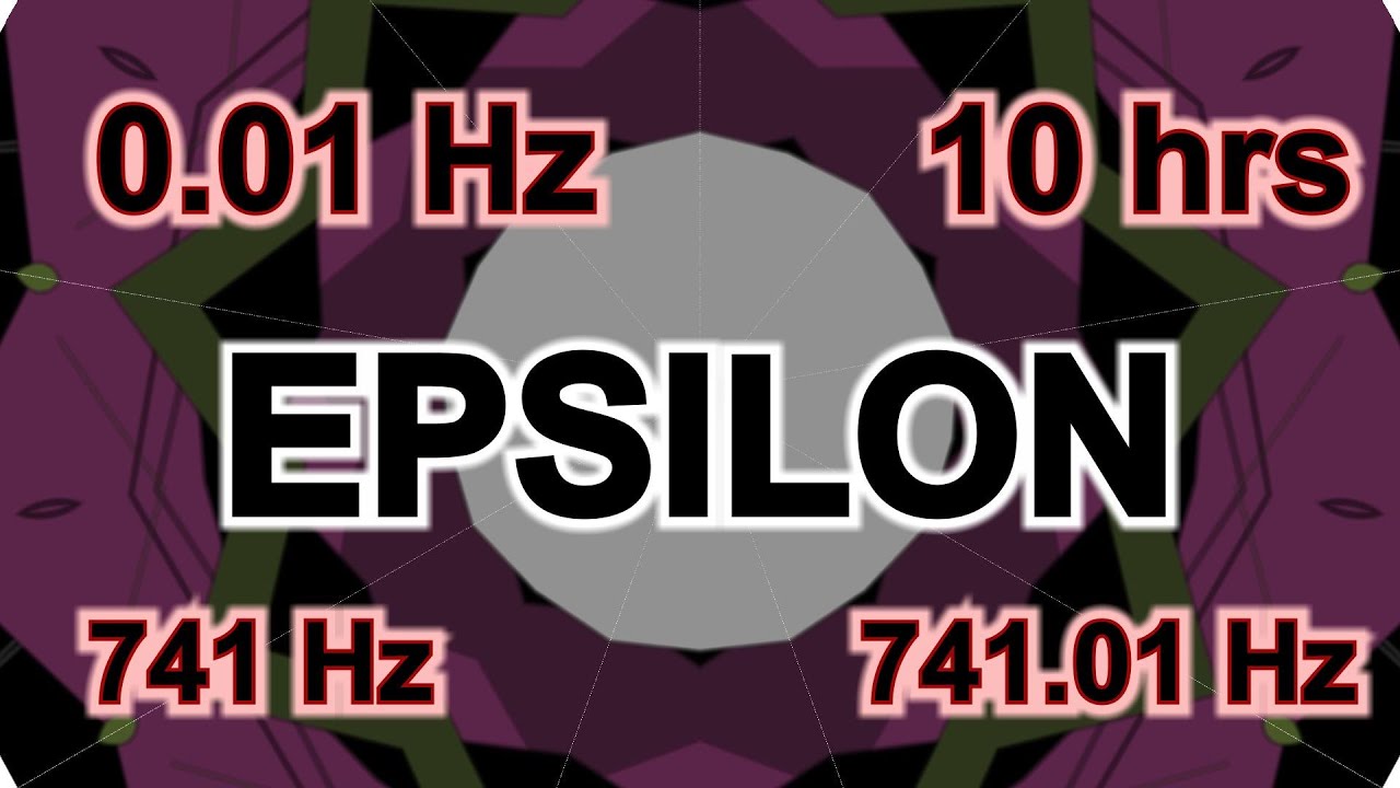 0.01 Hz EPSILON 10 hours for Induce deep meditation & Facilitate spiritual awakening LEFT ear 741 Hz