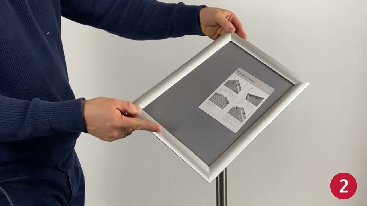 Stojak informacyjny menuboard z Drukarni Wojewoda