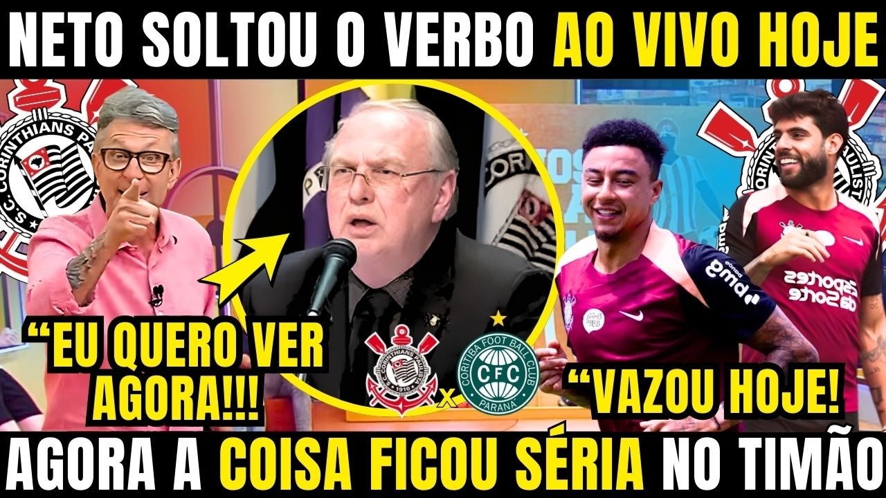 NETO SOLTOU AS NOVIDADES DO CORINTHIANS NOS DONOS DA BOLA DE HOJE! NOTÍCIA SACUDIU O PQ SÃO JORGE!