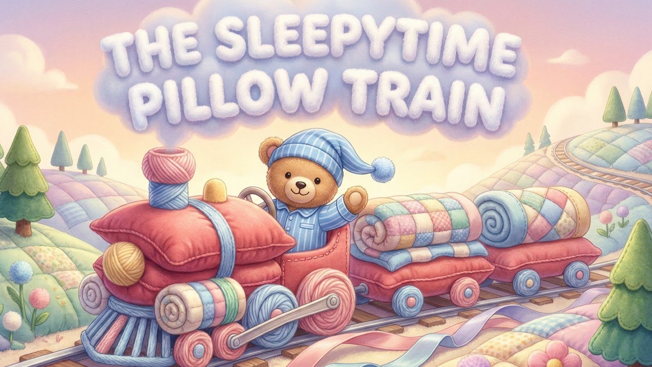🚂 The Sleepytime Pillow Train | Relaxing Bedtime Story for Kids (Gentle Train Sounds) 💤