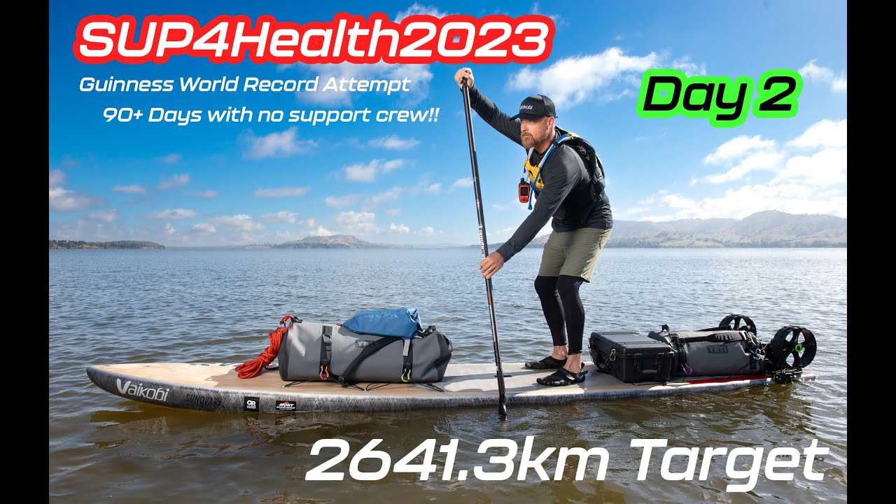 Day 2 - Guinness World Record SUP Expedition - Tintaldra to Upper Jingelic