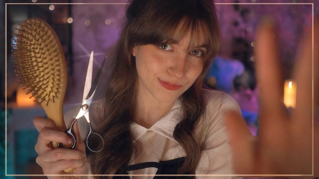 ASMR Te corto el pelito y maquillaje ✂️ ✨【Atención Personal】RP