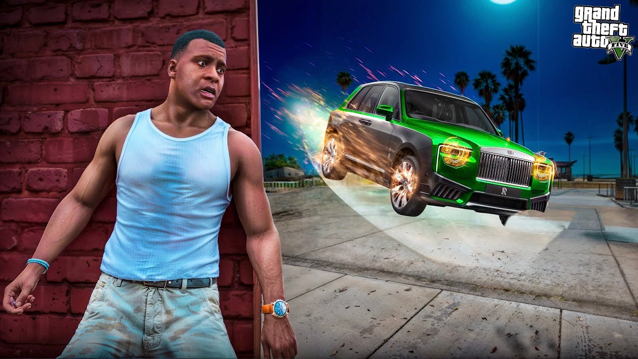 GTA 5: Franklin & Shinchan Found A Magical Car Rolls Roys In Gta 5