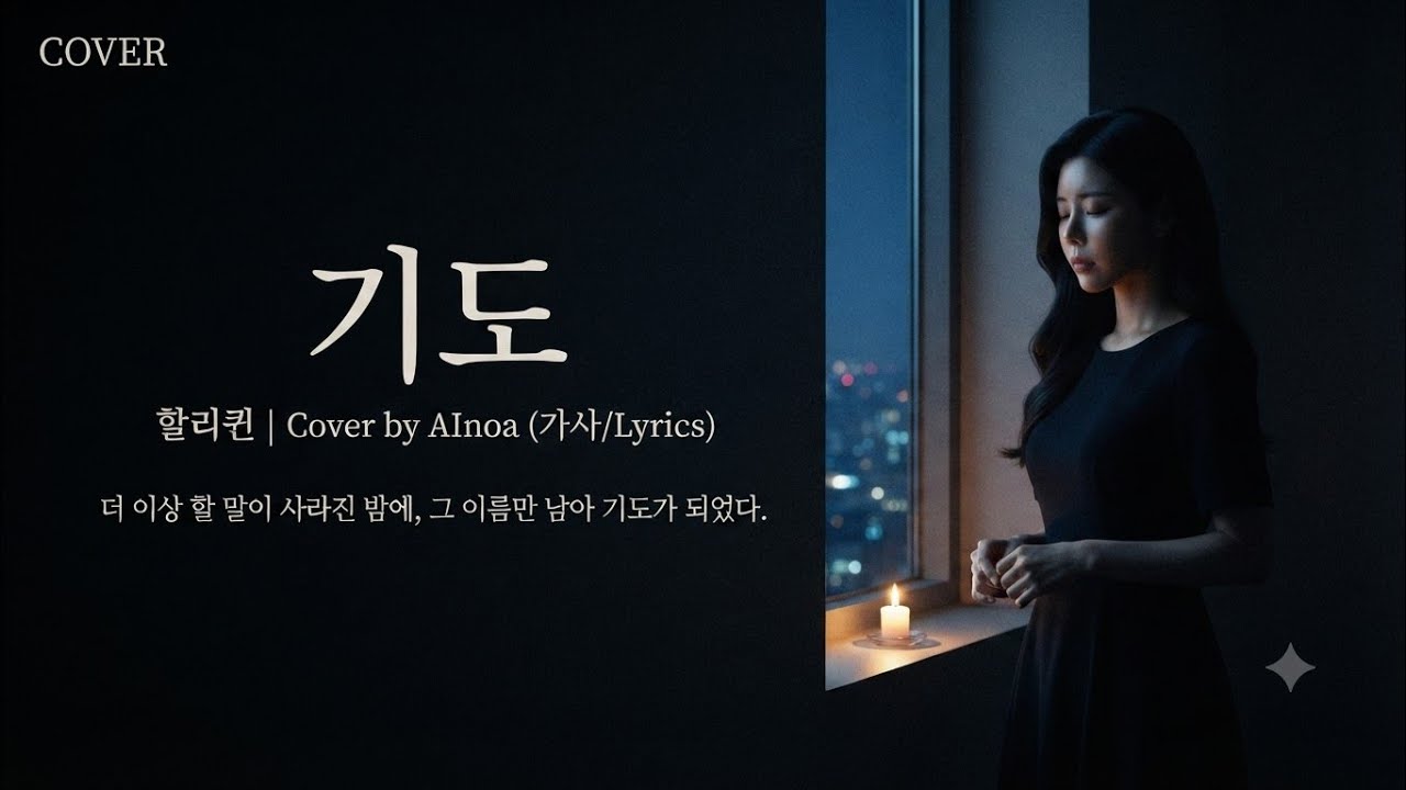 기도 - 할리퀸 | Cover by AInoa (가사/Lyrics) | High Quality Audio