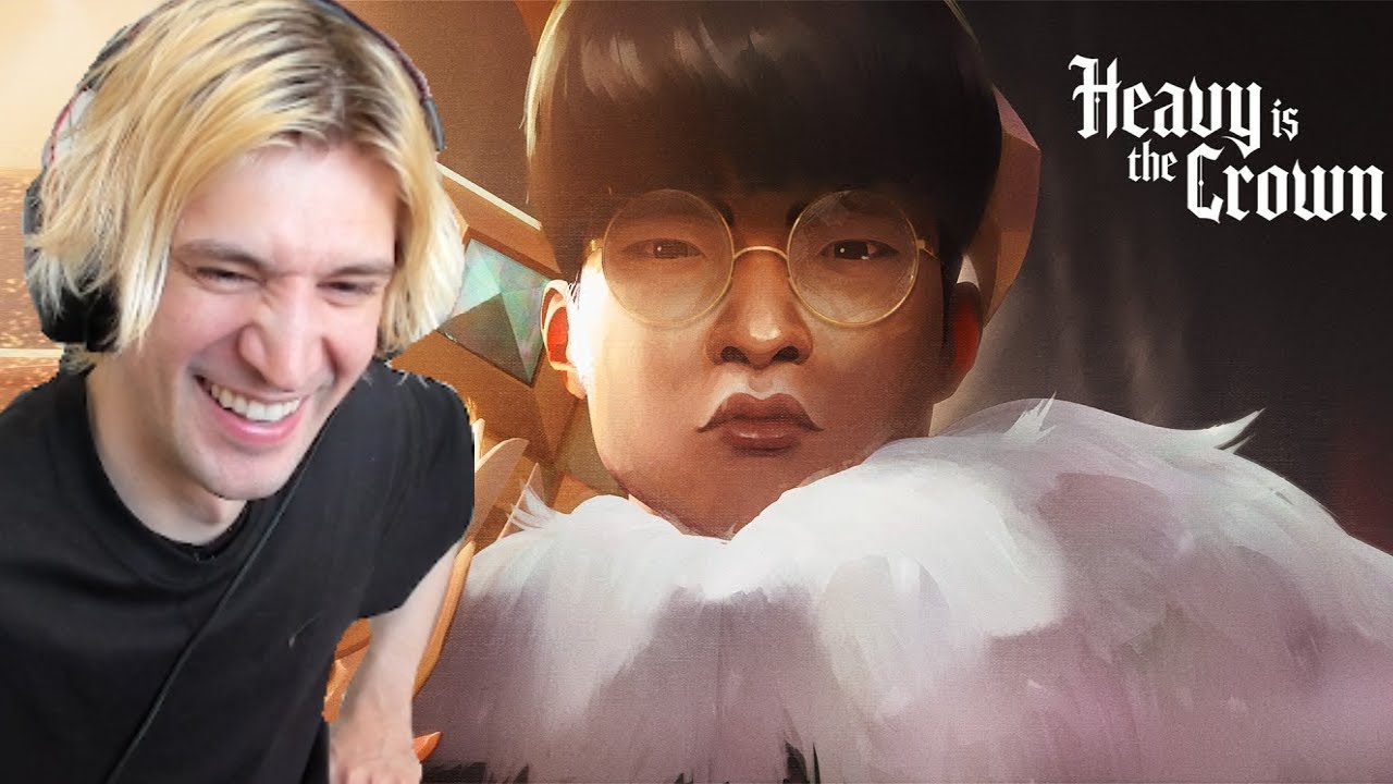 xQc Reacts to Heavy Is The Crown ft. Linkin Park