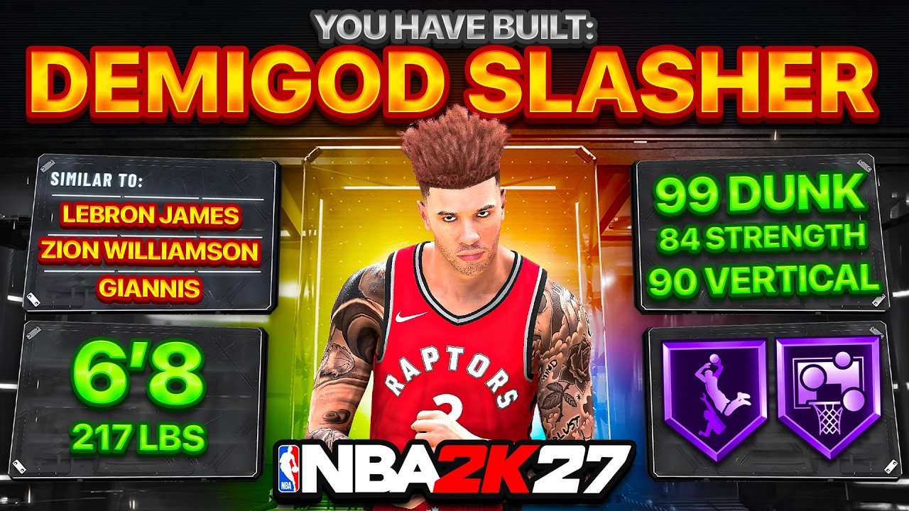 МОЙ ОФИЦИАЛЬНЫЙ БИЛД ЧИСТОГО СЛЭШЕРА 6'8 В NBA 2K27!