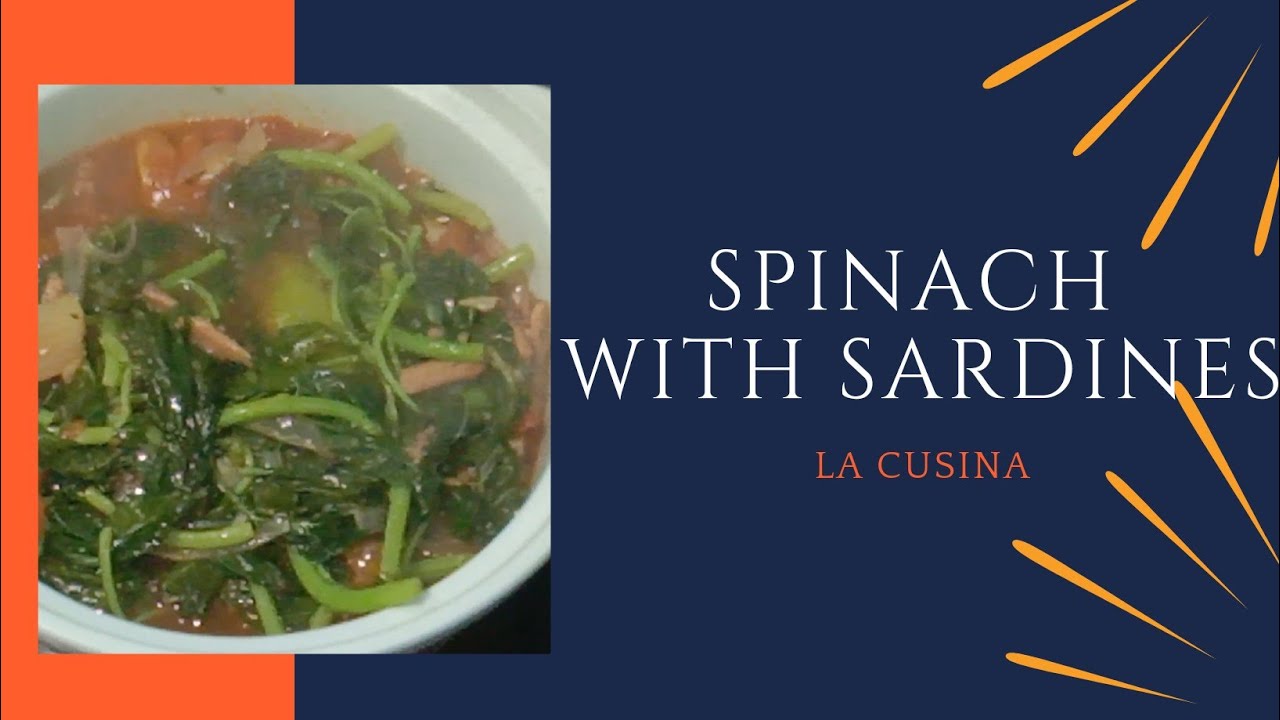 SPINACH WITH SARDINES: BUDGET ULAM