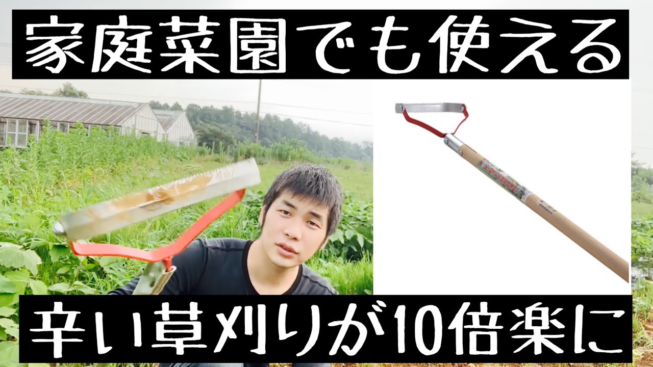 草刈りを10培早く出来る。草刈り道具をご紹介
