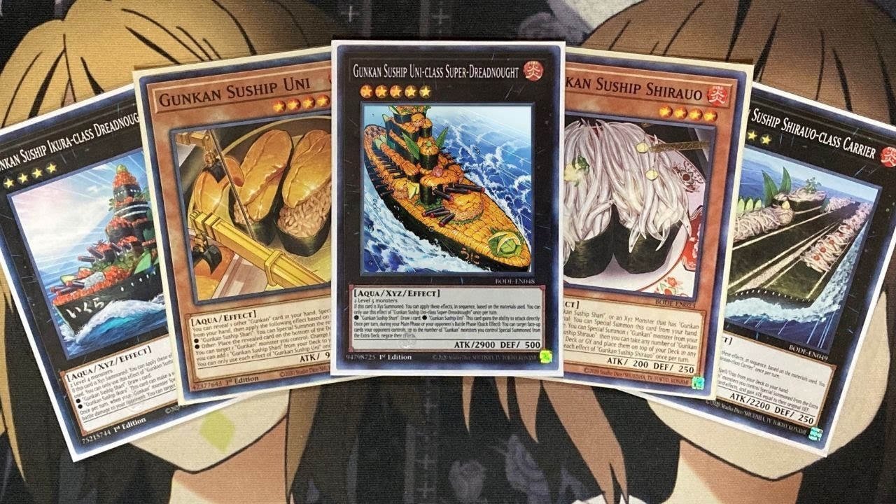 My Gunkan Suship Yugioh Deck Profile for Post Burst of Destiny