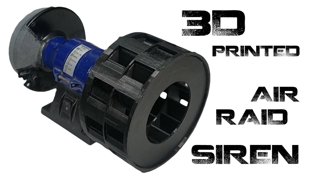 Homemade Air Raid Siren - Test - Nicolas Salenc PBP