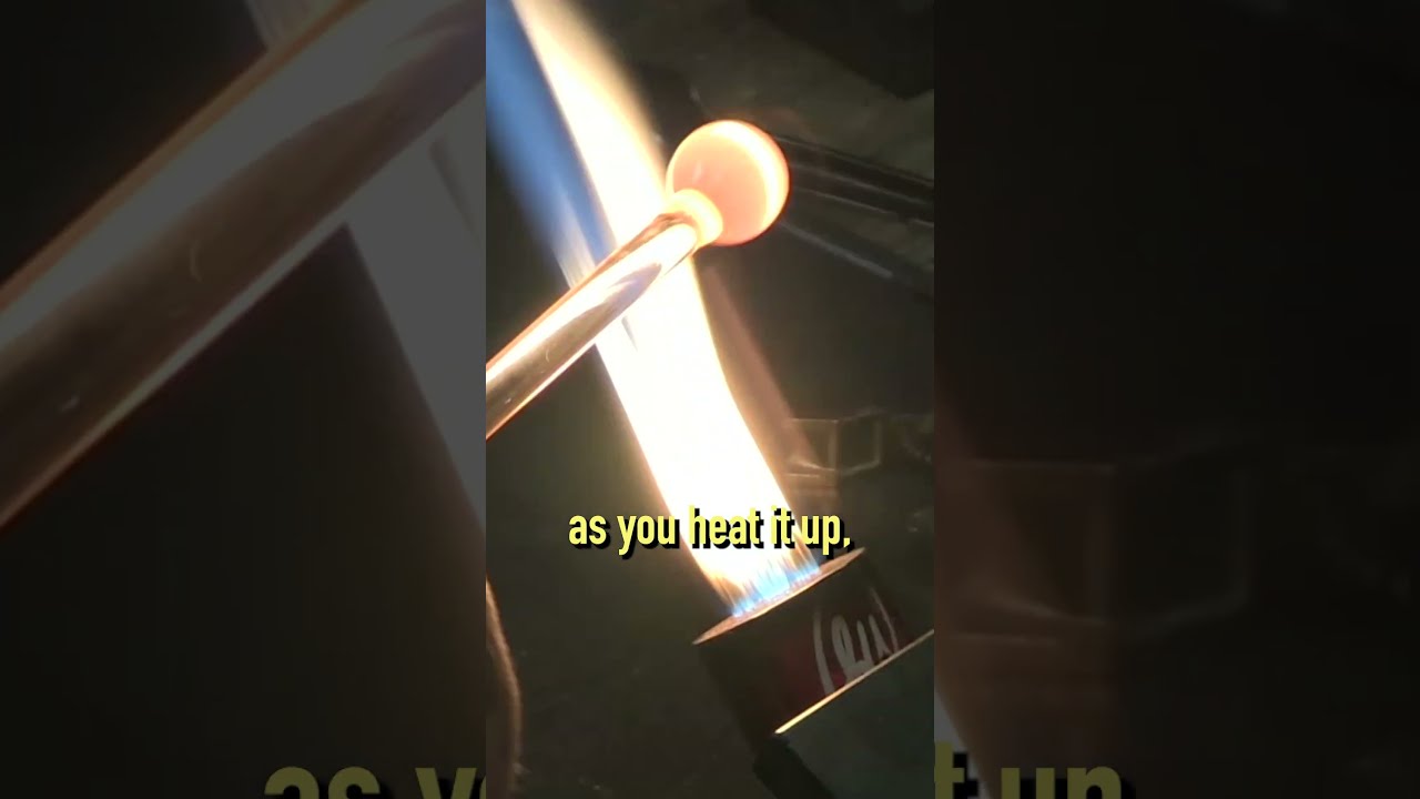 🔥 How to Make a Marble in #glassblowing !