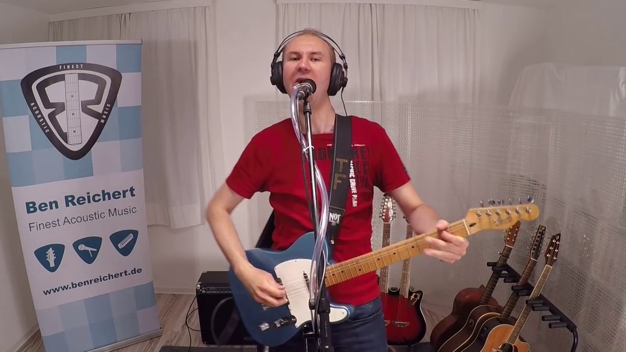 It's My Life Talk Box vs. acoustic guitar cover (live in studio)