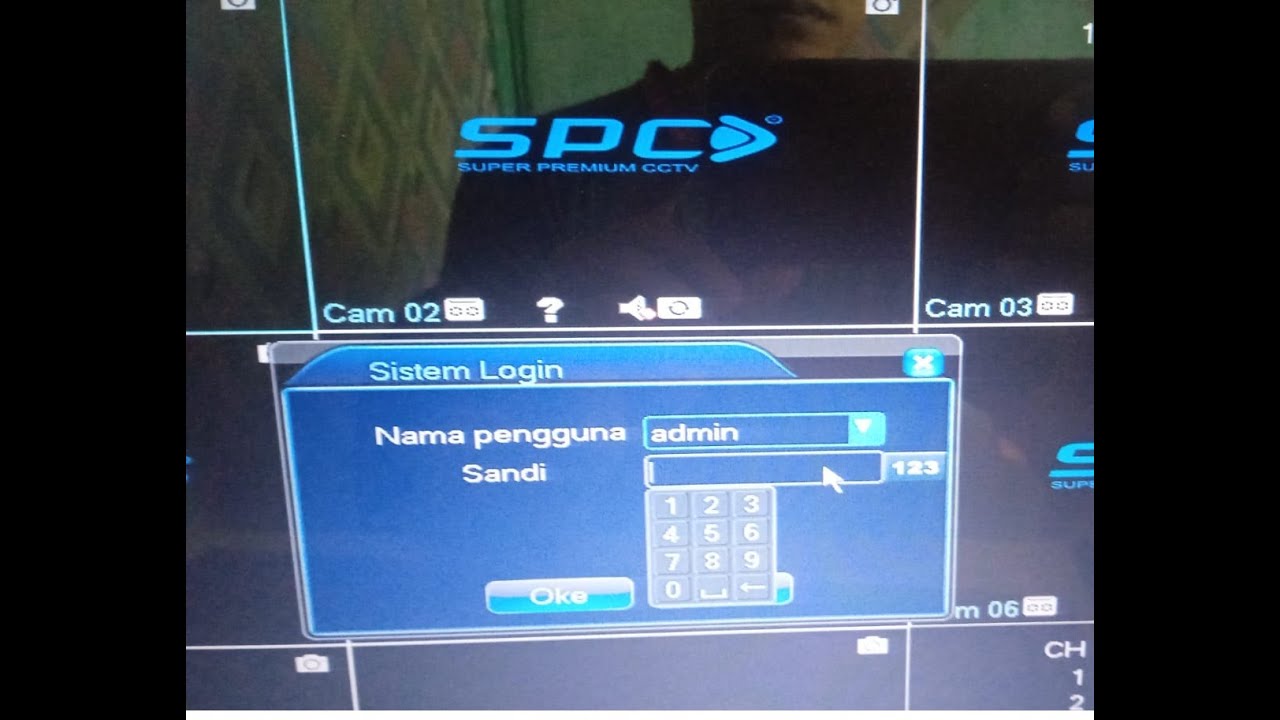 RESET DVR LUPA PASWORD LOGIN