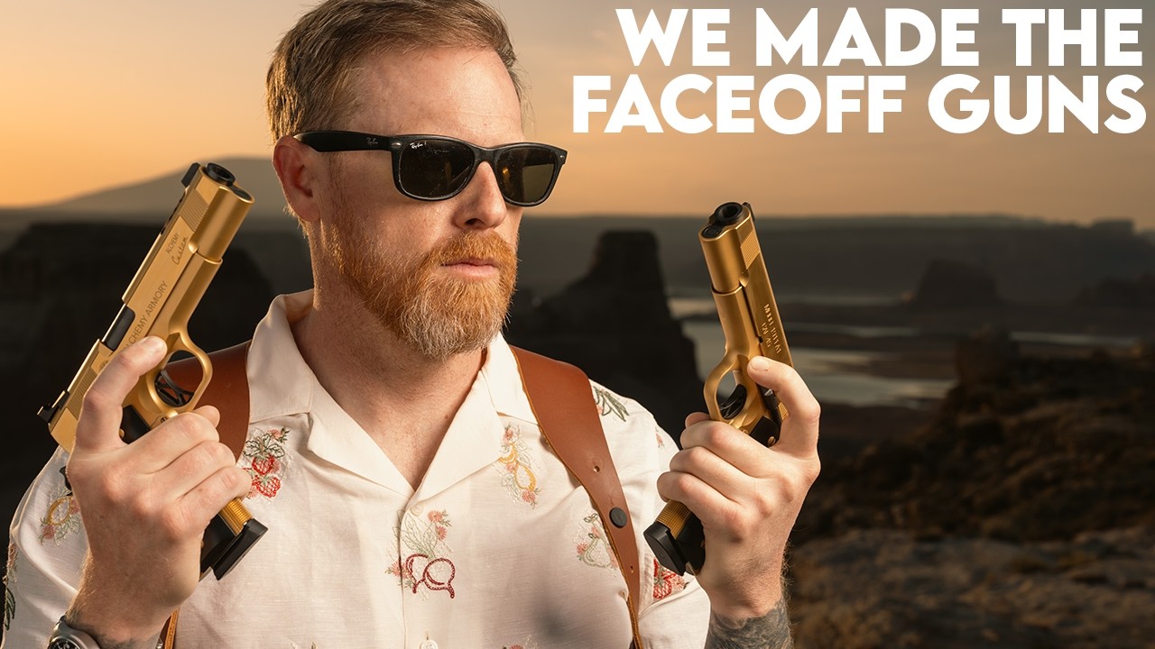 Мы сделали золотое лицо 1911-х годов — Alchemy Custom Weaponry