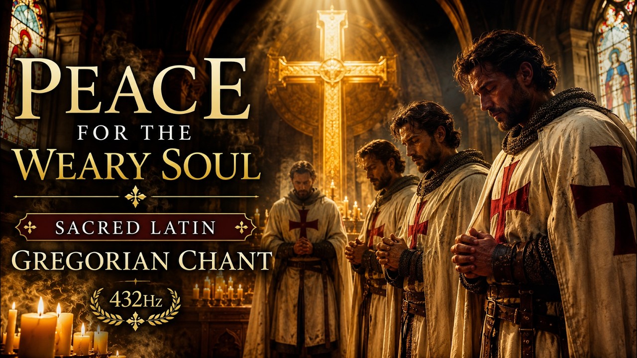 Peace for the Weary Soul ✾ Sacred Latin Gregorian Chant (432Hz) | Gregorian Chants