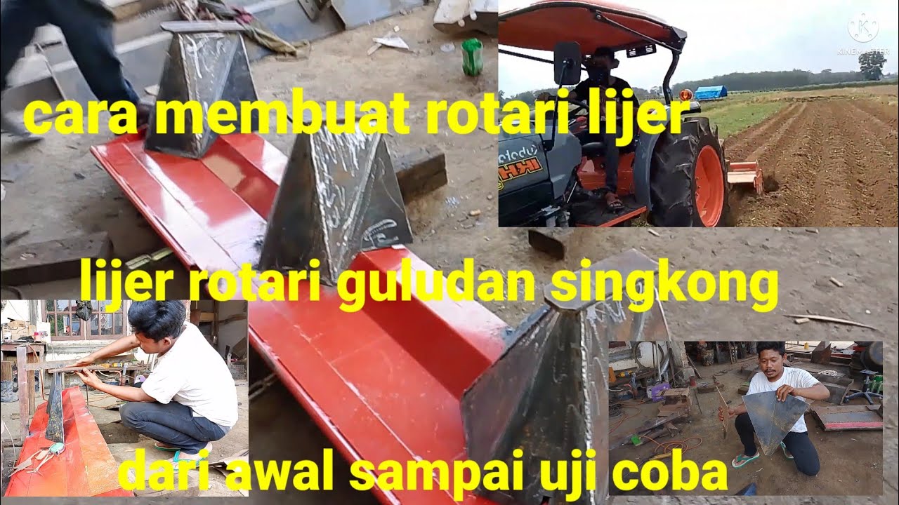 cara membuat rotari lijer dari awal sampai uji coba