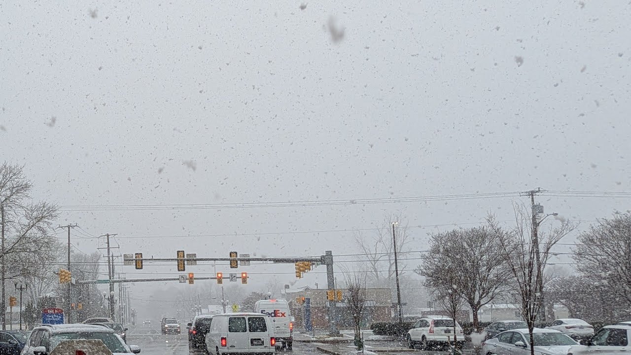 🔴 Storm Chaser | Very Heavy Snow in Virginia following Cold Front