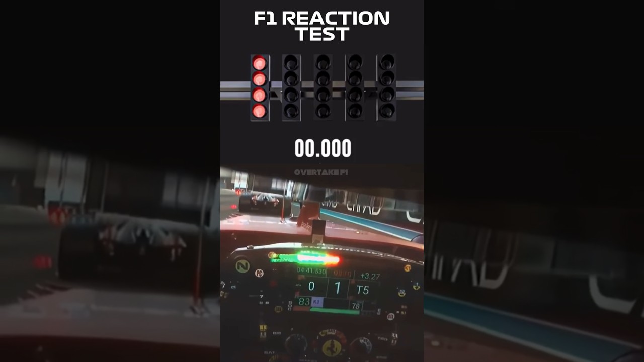 Can You Beat an F1 Driver&rsquo;s Reaction Time?