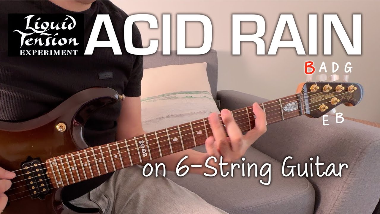 【6弦ギターで7弦曲に挑戦！】僕なりのAcid Rain (Short ver.) / Liquid Tension Experiment