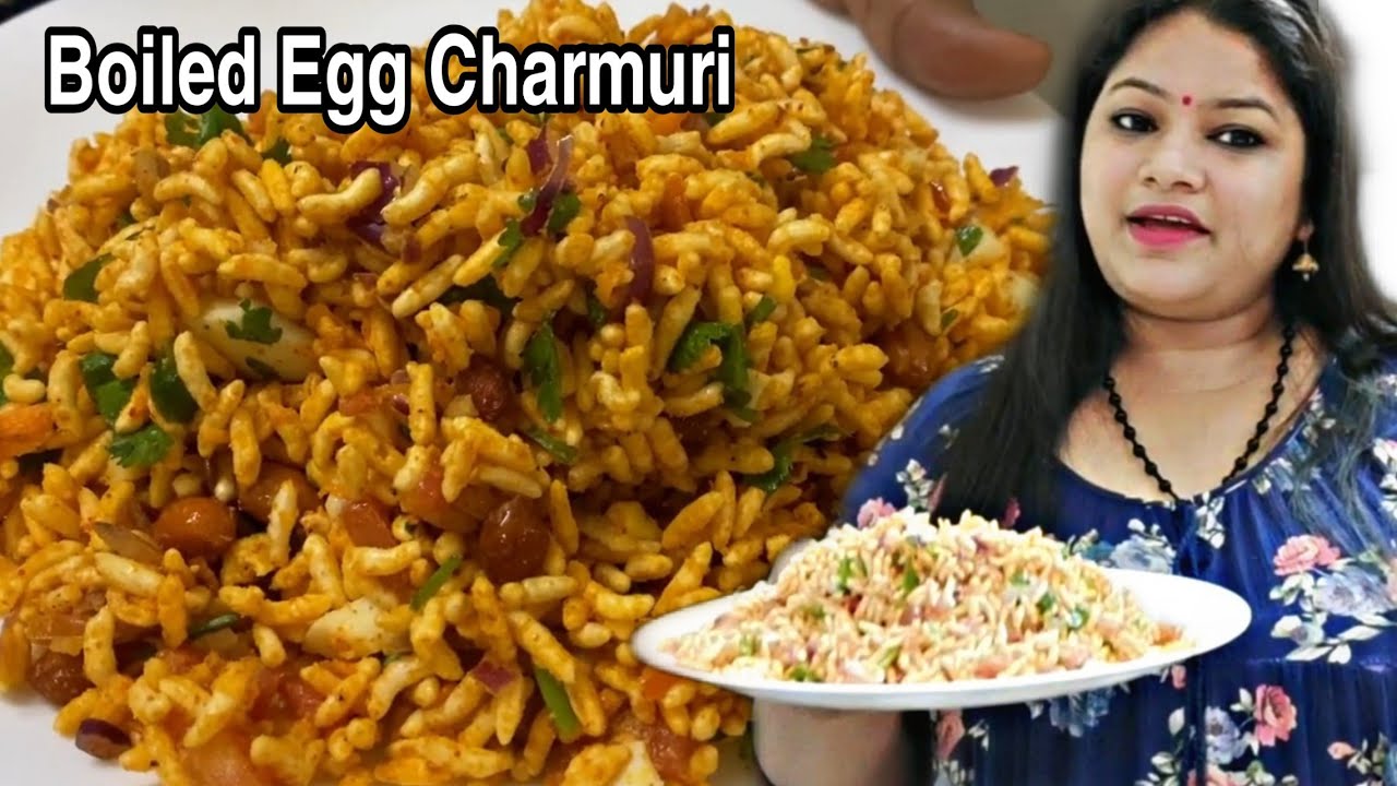 ಮಂಗಳೂರು Boiled Egg ಮಂಡಕ್ಕಿ |Boiled Charmuri|PriyasRecipes2019