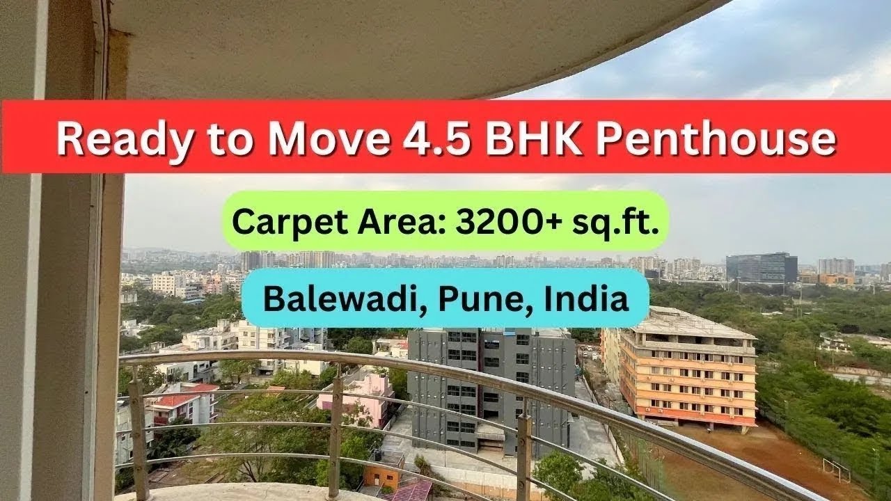 4.5 BHK Ready-to-Move Luxury Penthouse | Balewadi, Pune | +91 7420923928 | #luxuryhomes  #pune