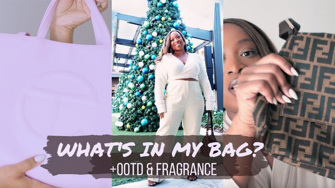 WHAT'S IN MY BAG/WHAT'S IN MY PURSE + OOTD + FRAGRANCE | LEMOMLIFE™
