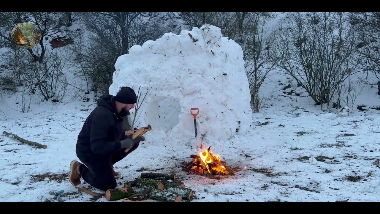 The Challenge: Spend the Night Among Hungry Wolves and Build a House Out of Ice