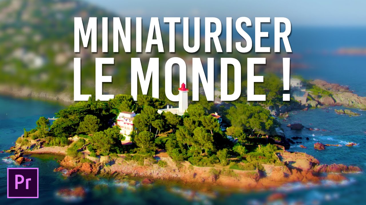 TRANSFORMER vos plans drone en MINIATURE ! Tutoriel Effet Tilt-Shift