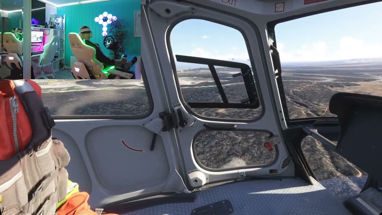 Msfs2024 norwegian version. tester ut bora bora og hard bremsing med helikopter