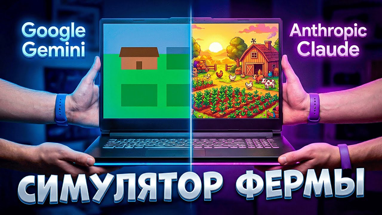 Я ЗАСТАВИЛ Нейросеть создать СИМУЛЯТОР ФЕРМЫ и вот что получилось...