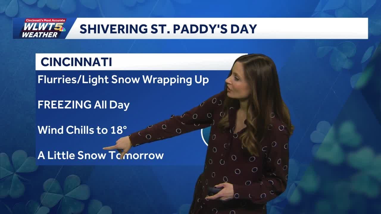 Cincinnati's stuck in the freezer today; Warmer by the weekend