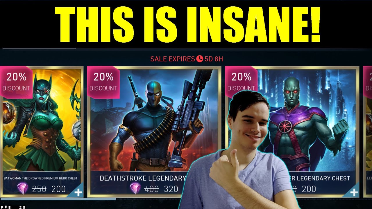 The New Anniversary Sale Is Insane! (Review + Chest Opening) Injustice 2 Mobile
