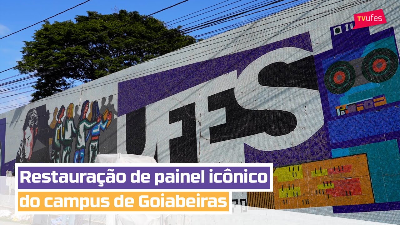 Ícone da Ufes e de Vitória, mural idealizado por Raphael Samú será restaurado