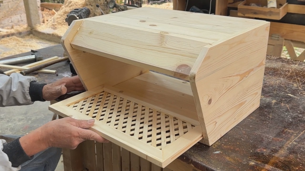Skilled Craftsman's Woodworking Ideas // How To Make A Smart And Useful Storage Box