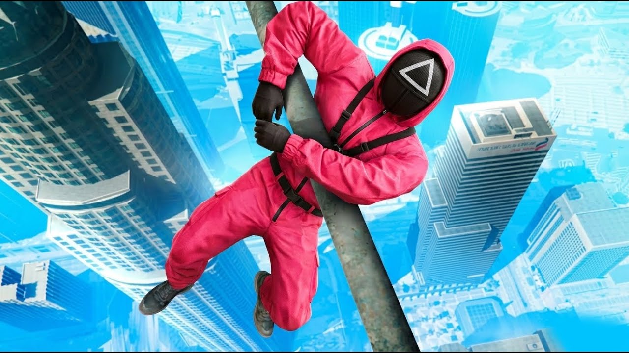 GTA 5 Squid Game Guard  Insane & Funny Ragdoll Moments