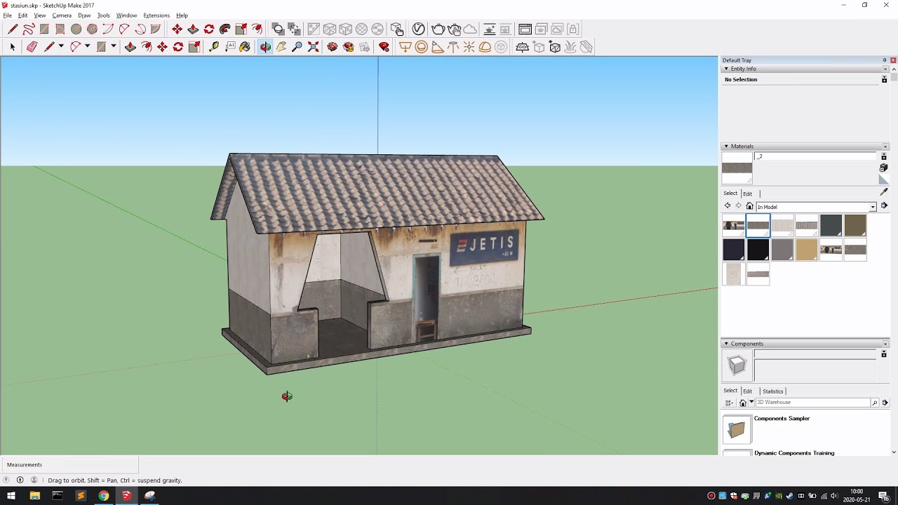 ITX - Melihat Pembuatan Rute Trainz ala ITX bag. 6: Objek Halte Jetis (Grobogan)