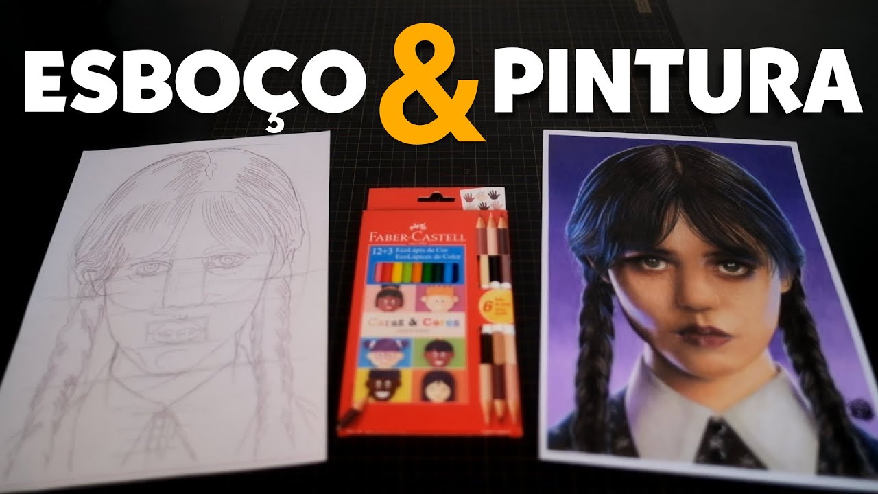 COMO DESENHAR A WANDINHA - Esboço e Pintura