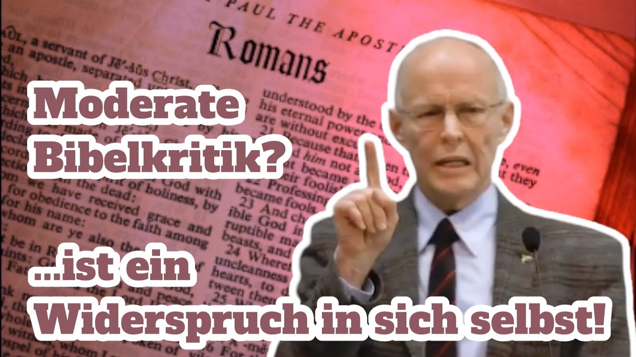 Es gibt keine moderate Bibelkritik. Unterordnung oder Ablehnung! | Benedikt Peters @EBTC