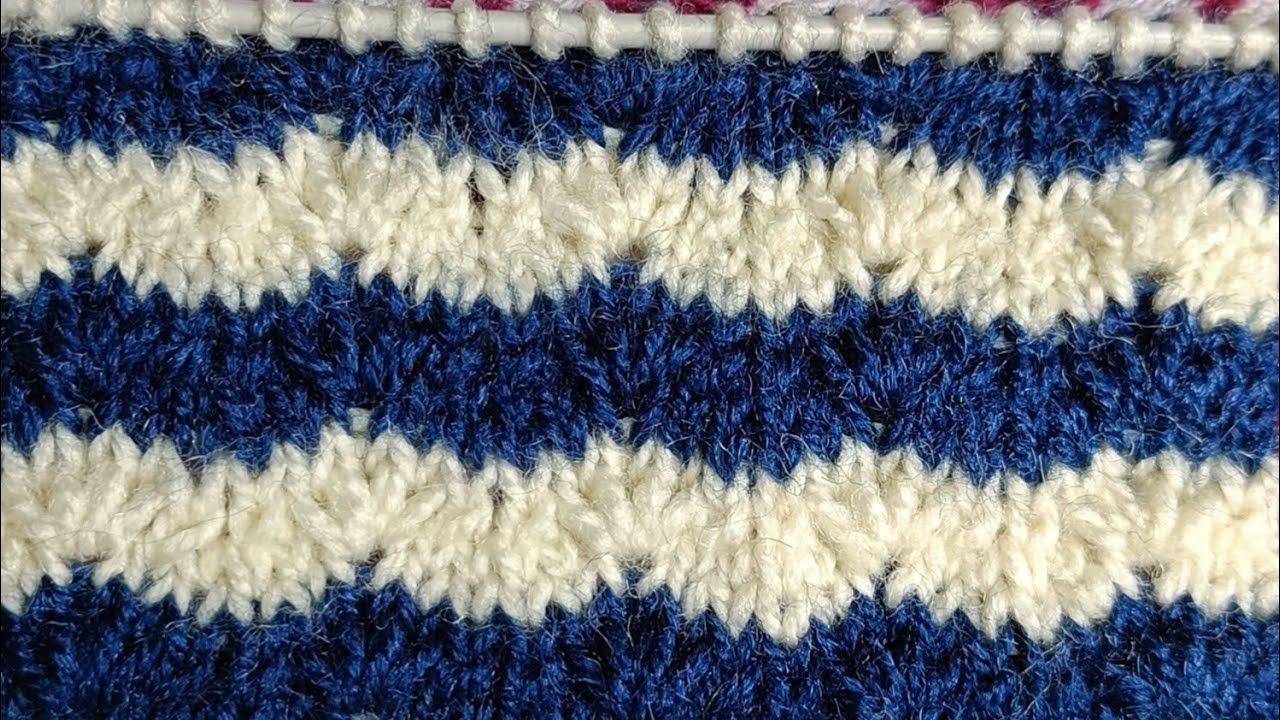 Amazing Knitting Pattern 2026 | Easy Two Color Sweater Design | Beginners Must Try