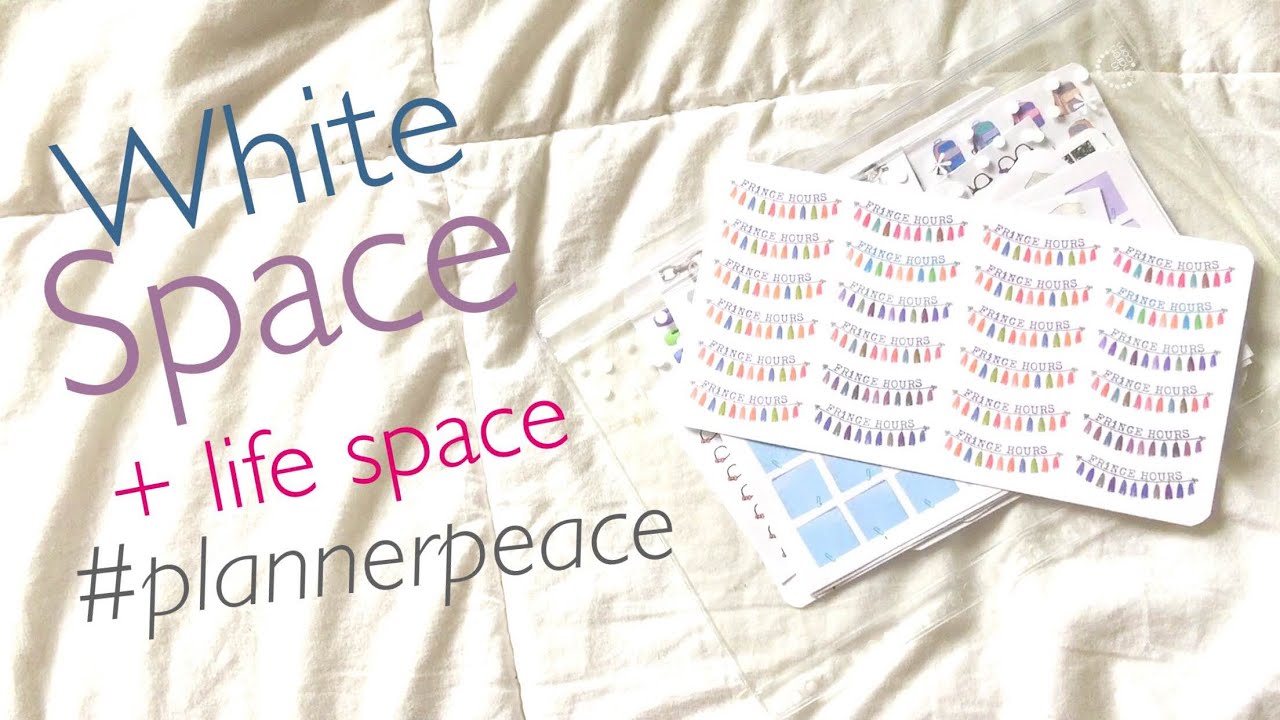 What I have learned about white space planning in my Filofax Personal so far