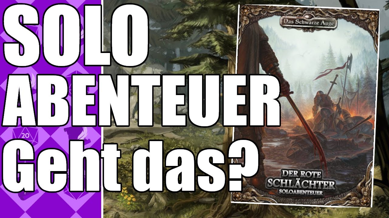 Pen & Paper ohne Gruppe? - Der rote Schl&auml;chter Review | DSA Soloabenteuer