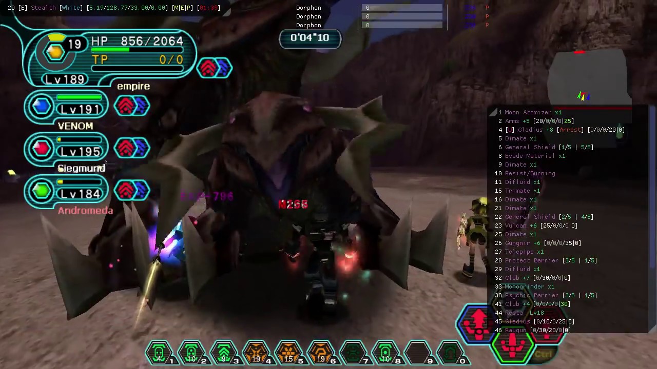 [PSOBB ] Max Attack E: Crater (Ephinea)