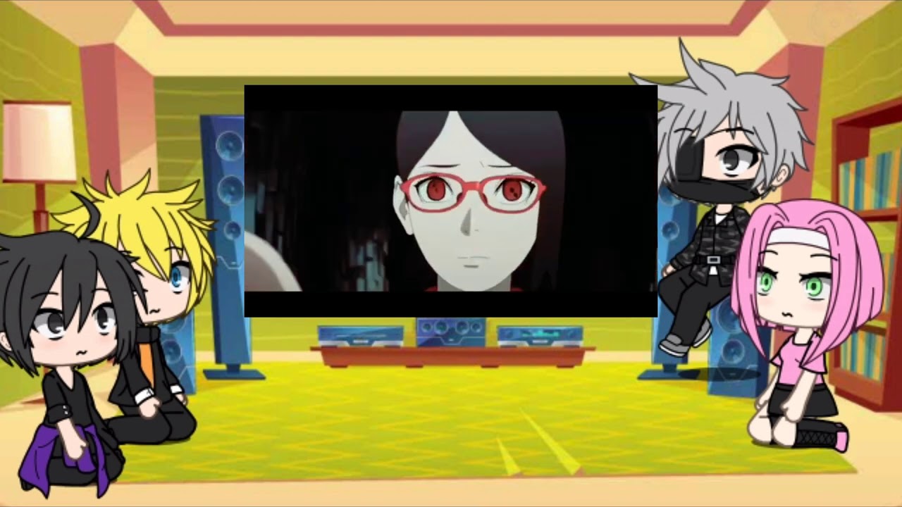 Naruto team7 react to naruto amv || part 2 || gacha life ||end?