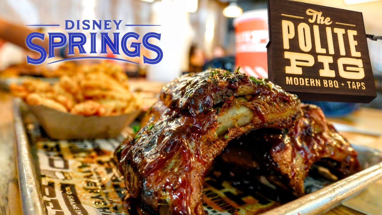 Best Ribs at Disney World? Polite Pig Review